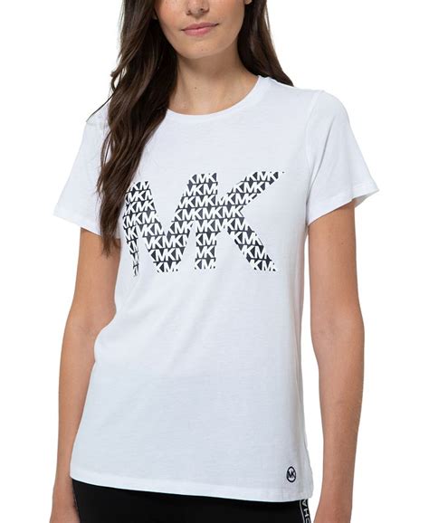 women's michael kors logo string shirt|macy's michael kors tops.